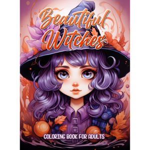 Beautiful Witches Coloring Book