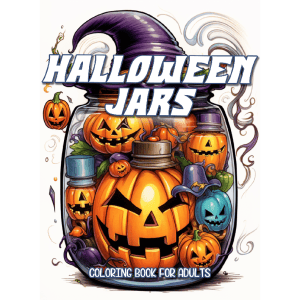 Halloween Jars Coloring Book