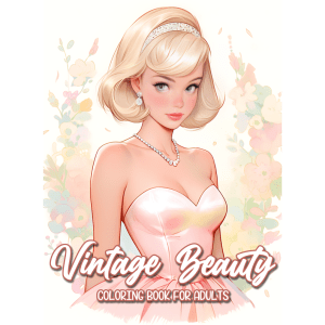 Vintage Beauty Coloring Book
