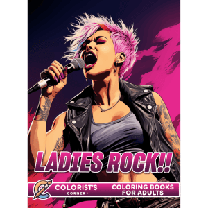 Ladies Rock Coloring Book
