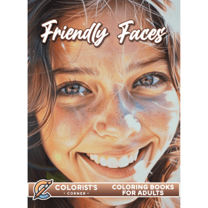 Friendly Faces Coloring Book