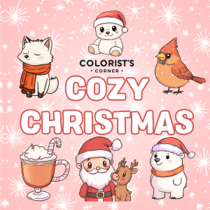 Cozy Christmas Coloring Book