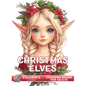 Christmas Elves Coloring Book