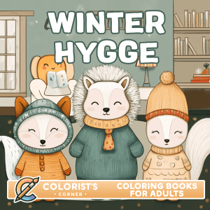 Winter Hygge Coloring Book